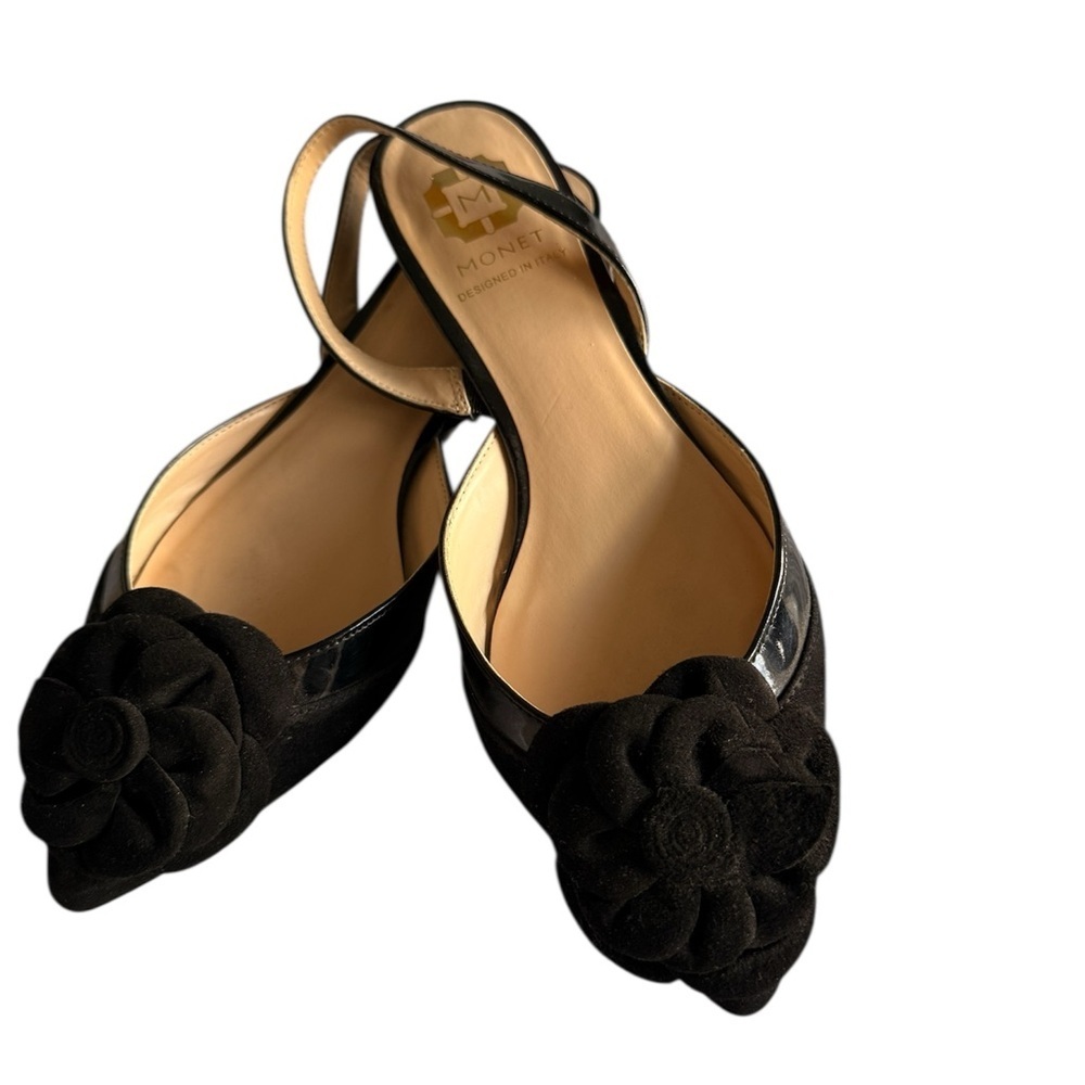 MONET Black Slingback flats — Size 6 (Medium) - Picture 3 of 7